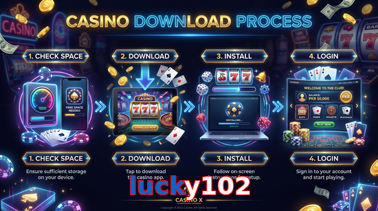 Game list for Lucky102 download section